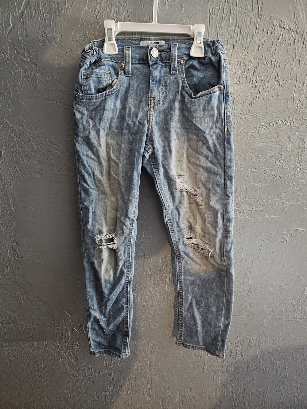 Levi's Kids Light Blue Distressed Denim Jeans